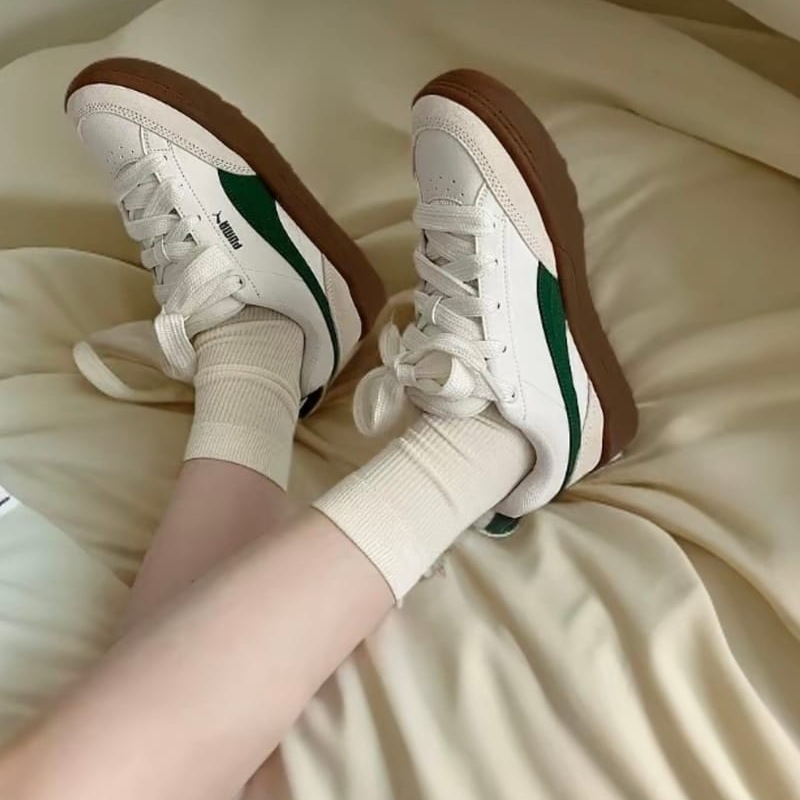 PU_MA Park Lifestyle OG Sneakers in 'Warm White / Vine / Alpine Snow'