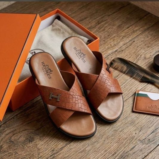 Her_mès Premium Comfort Slides – Brown Edition | In Stock