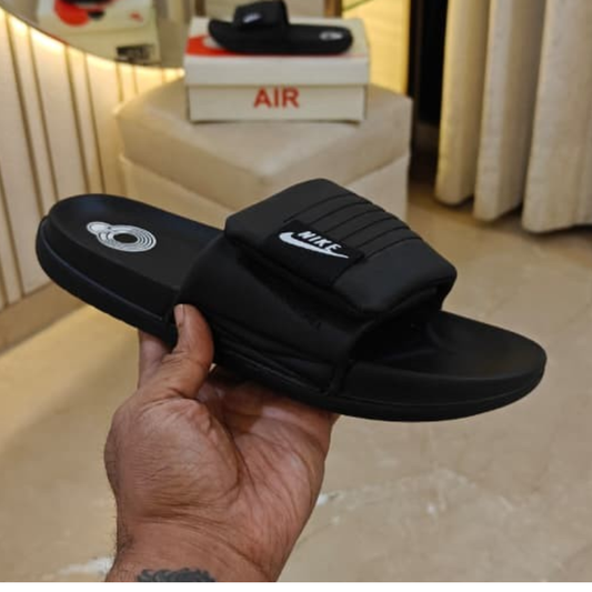 ni_ke Offcourt Adjust Slides – Black Edition | In Stock