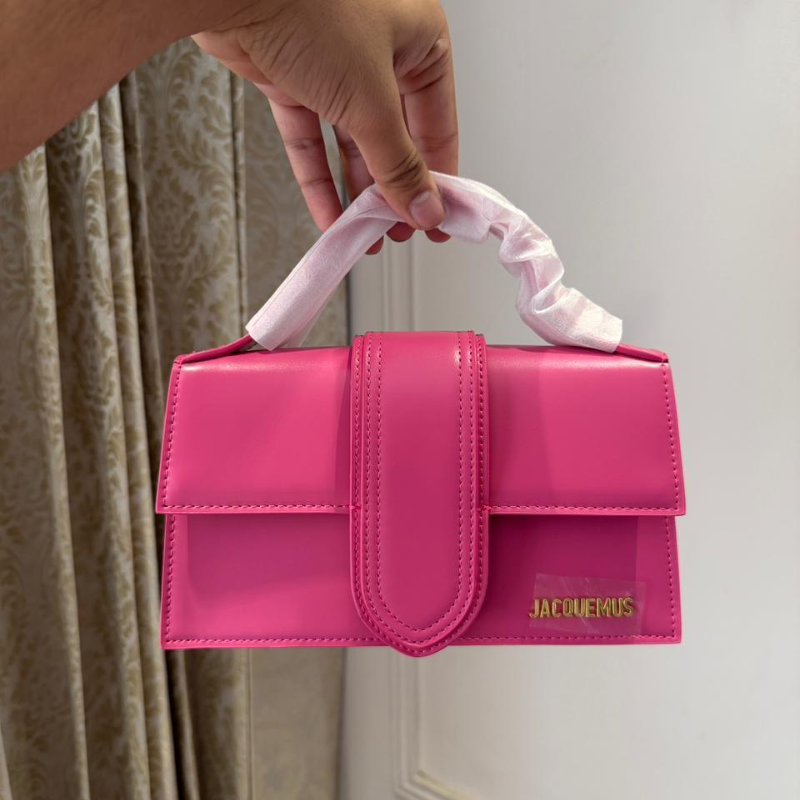 Jac_quemus Mini Top Handle Bag – Hot Pink Luxury Handbag