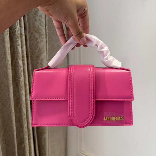 Jac_quemus Mini Top Handle Bag – Hot Pink Luxury Handbag