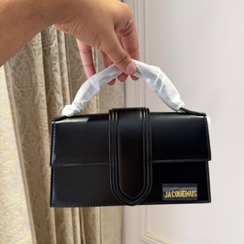 Jac_quemus Mini Top Handle Bag – Black Luxury Handbag