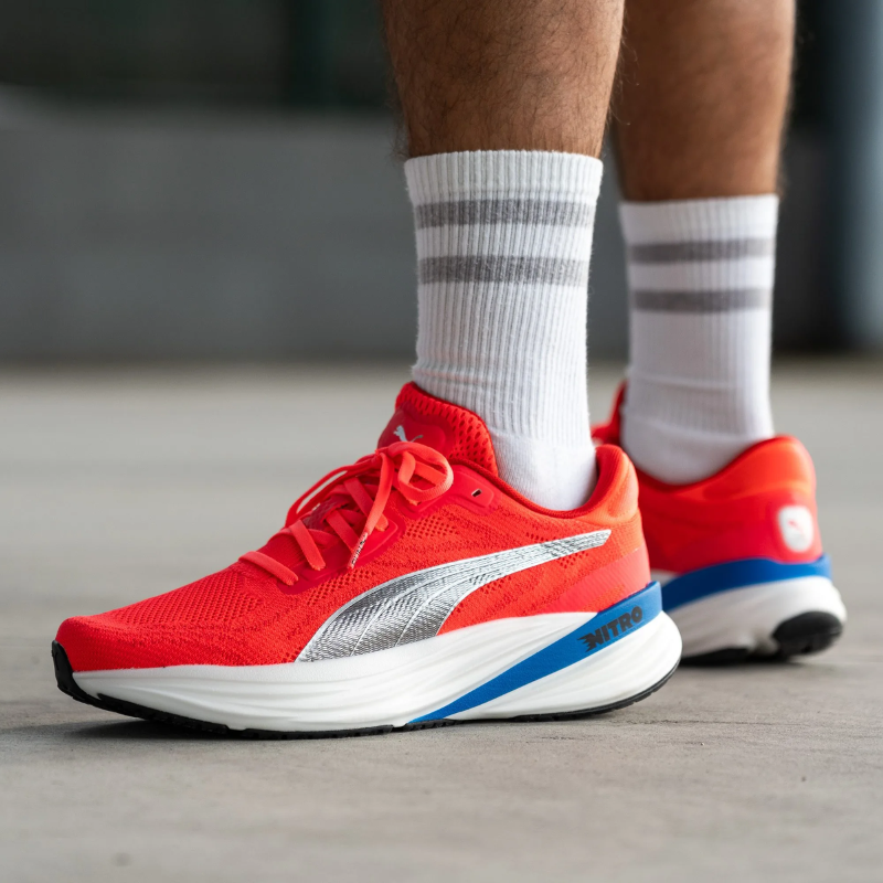 Pu_ma Velocity Nitro 3 Running Shoes – Red White Blue