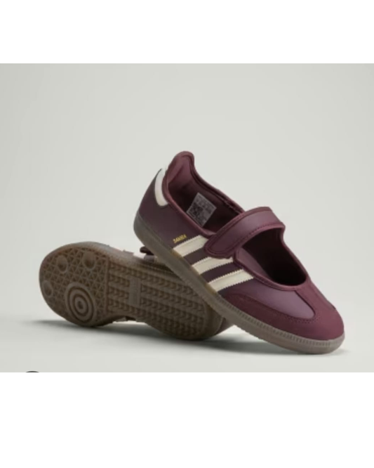 Wo_men's Re_tro Mary Jane Snea_kers – Burgundy Strap Casual Shoes