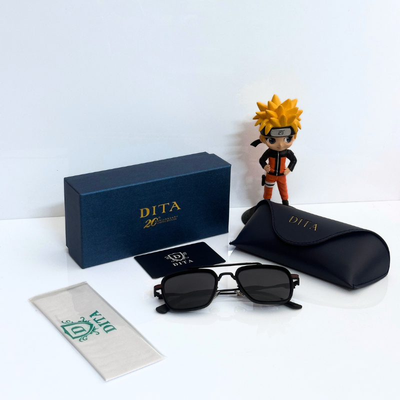 DIT@ Premium Square Frame Sunglasses – Luxury Metal Finish | UV Protection