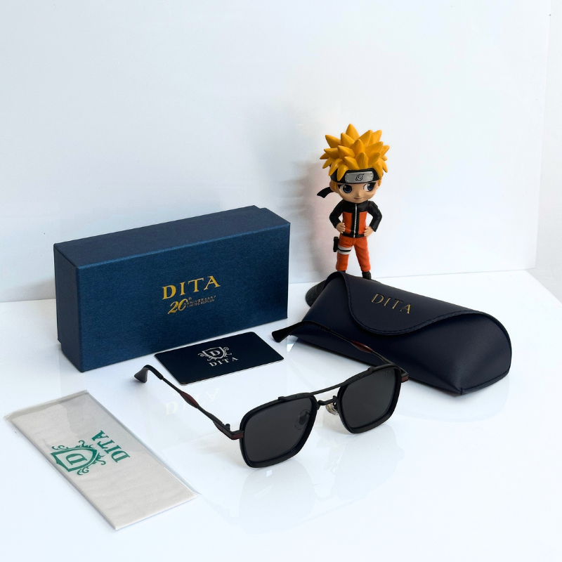 DIT@ Premium Square Frame Sunglasses – Luxury Metal Finish | UV Protection