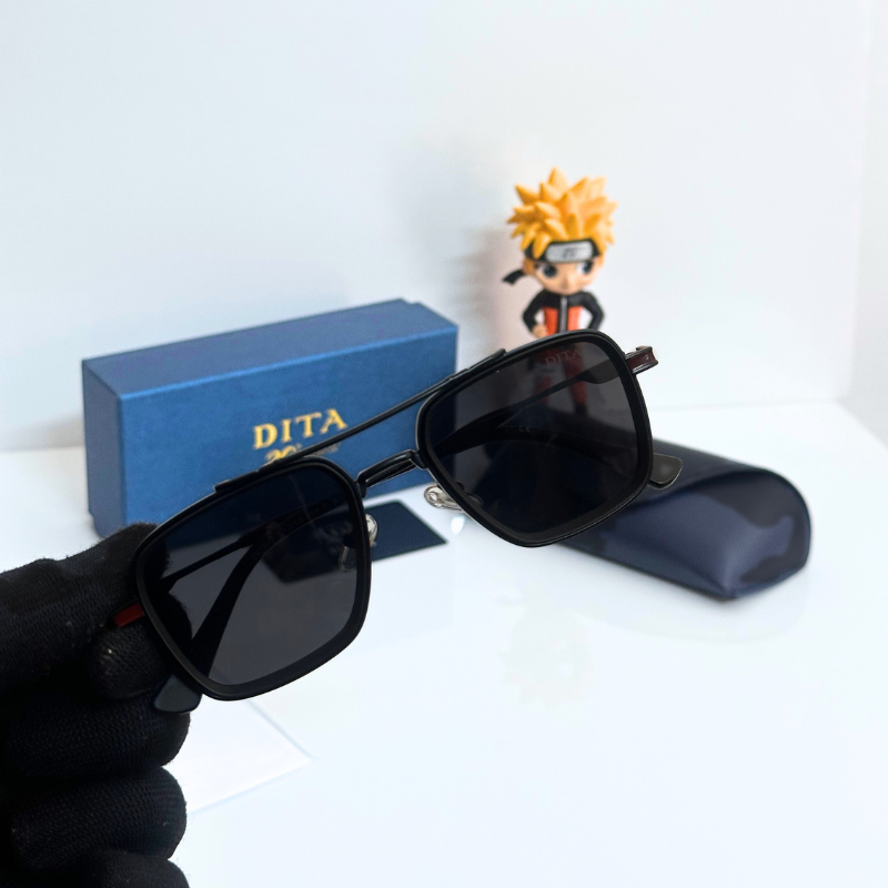 DIT@ Premium Square Frame Sunglasses – Luxury Metal Finish | UV Protection