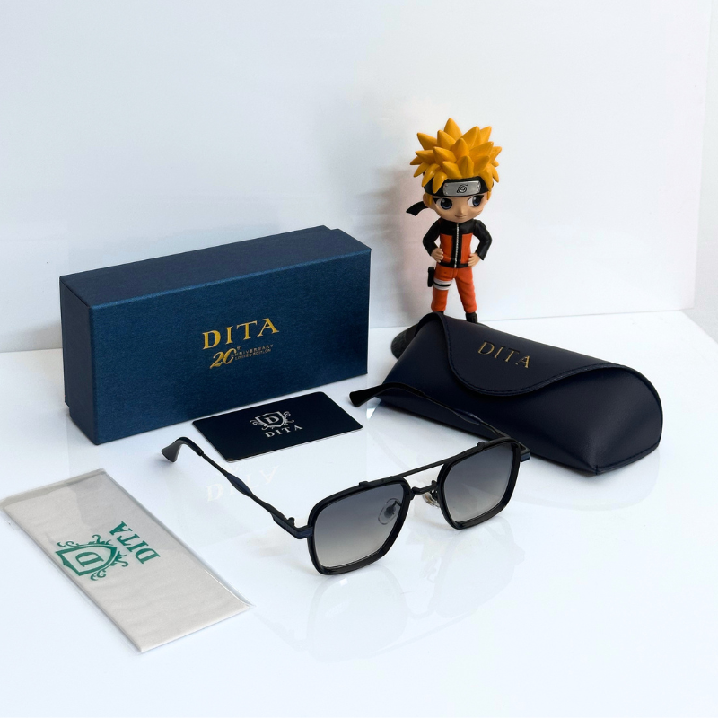 DIT@ Premium Square Frame Sunglasses – Luxury Metal Finish | UV Protection