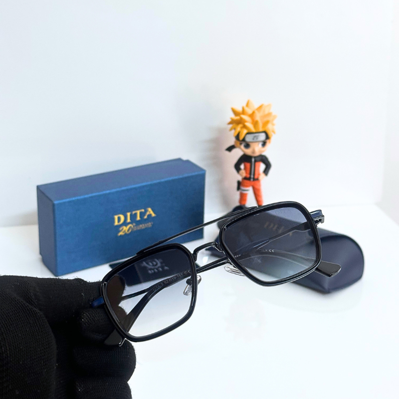 DIT@ Premium Square Frame Sunglasses – Luxury Metal Finish | UV Protection