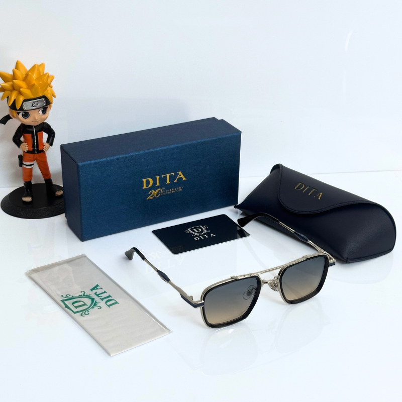 DIT@ Premium Square Frame Sunglasses – Luxury Metal Finish | UV Protection