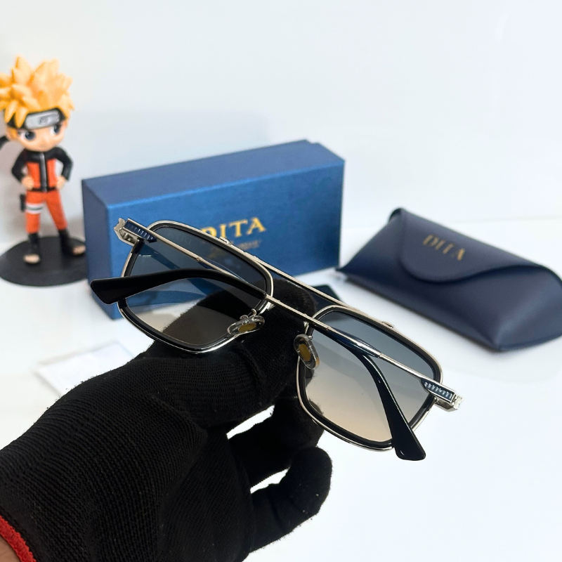 DIT@ Premium Square Frame Sunglasses – Luxury Metal Finish | UV Protection