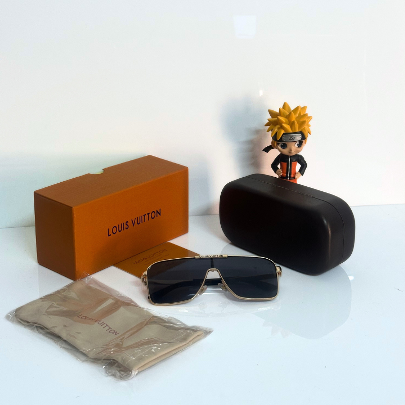 Loui& Vuitt0n Designer Sunglasses – Luxury Square Frame | UV Protection | Unisex