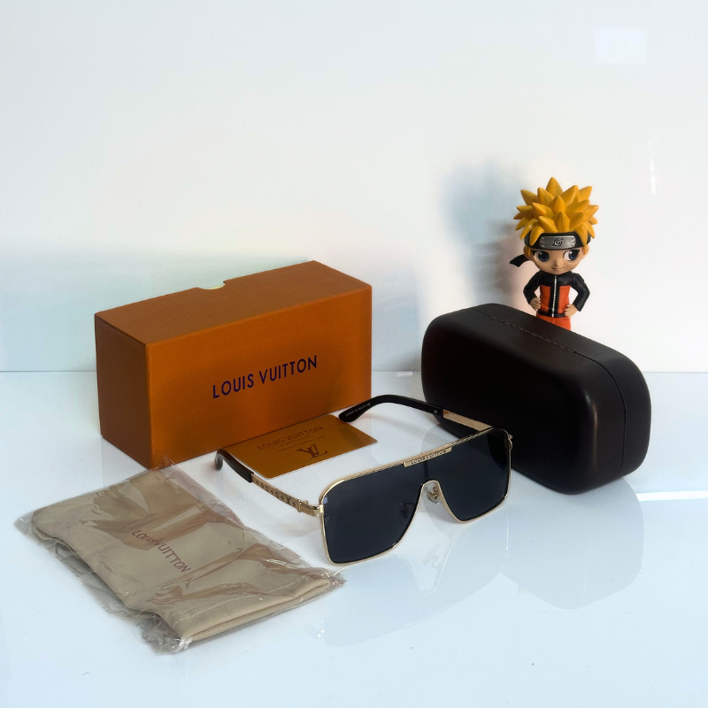 Loui& Vuitt0n Designer Sunglasses – Luxury Square Frame | UV Protection | Unisex