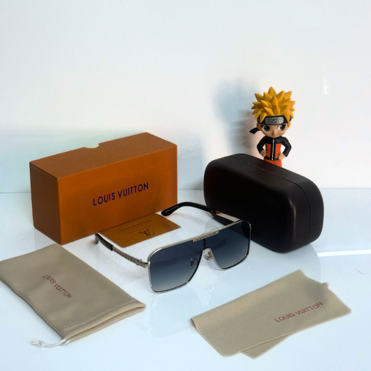 Loui& Vuitt0n Designer Sunglasses – Luxury Square Frame | UV Protection | Unisex