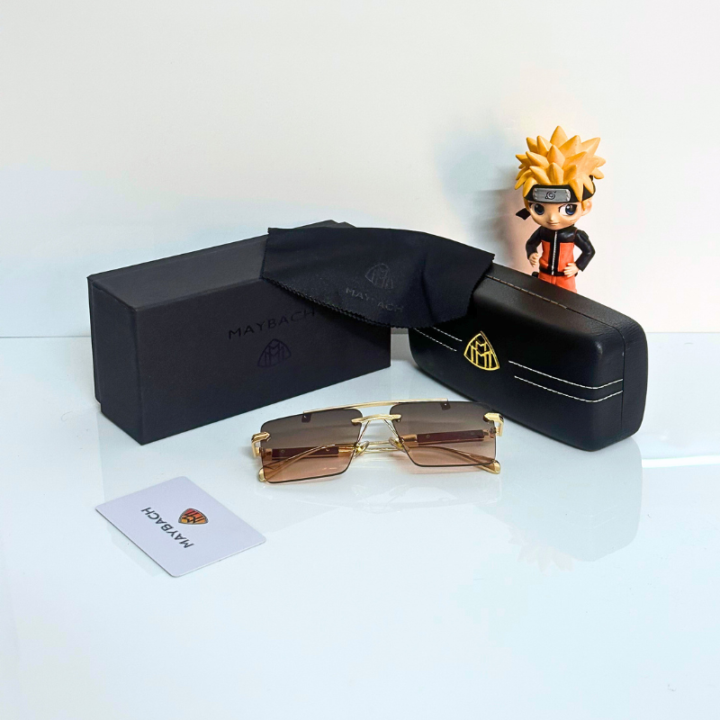 MAYB@CH Luxury Sunglasses – Premium Rimless Frame | UV Protection | Unisex Designer Eyewear