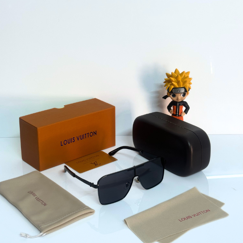 Loui& Vuitt0n Designer Sunglasses – Luxury Square Frame | UV Protection | Unisex