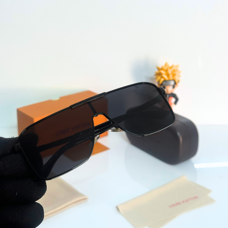 Loui& Vuitt0n Designer Sunglasses – Luxury Square Frame | UV Protection | Unisex