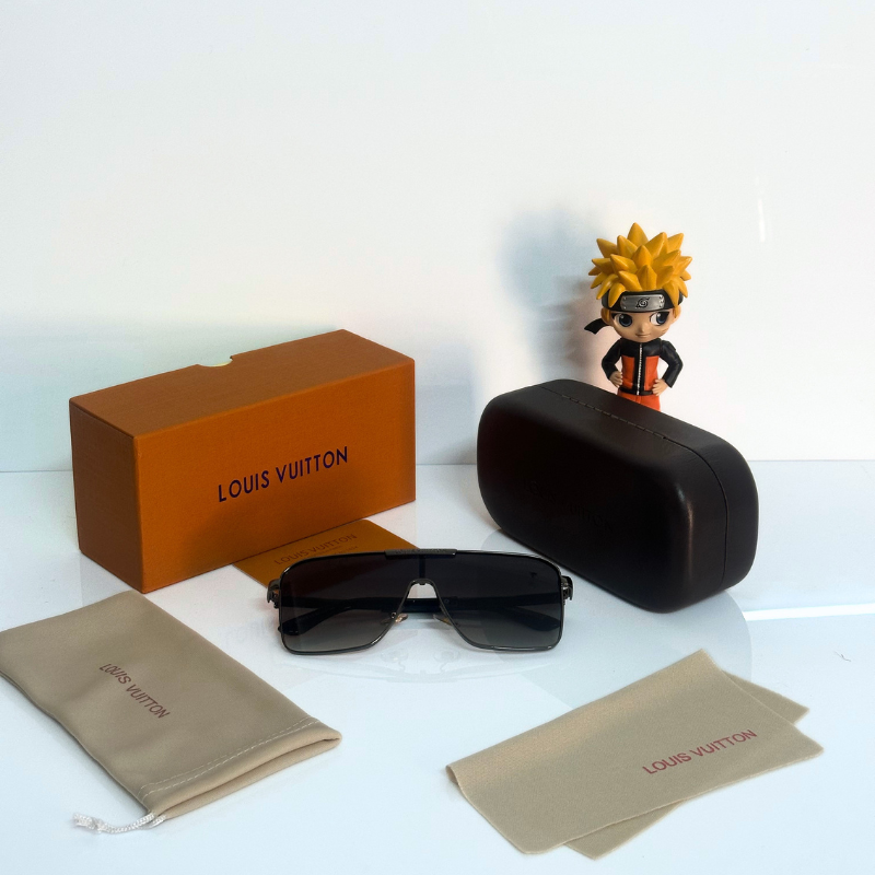 Loui& Vuitt0n Designer Sunglasses – Luxury Square Frame | UV Protection | Unisex