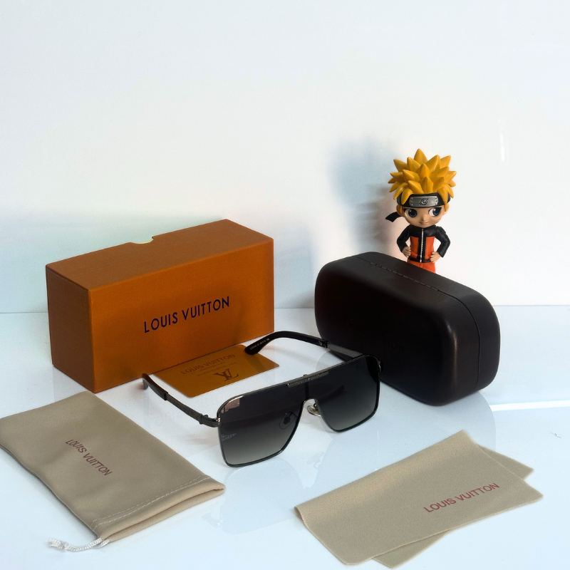Loui& Vuitt0n Designer Sunglasses – Luxury Square Frame | UV Protection | Unisex