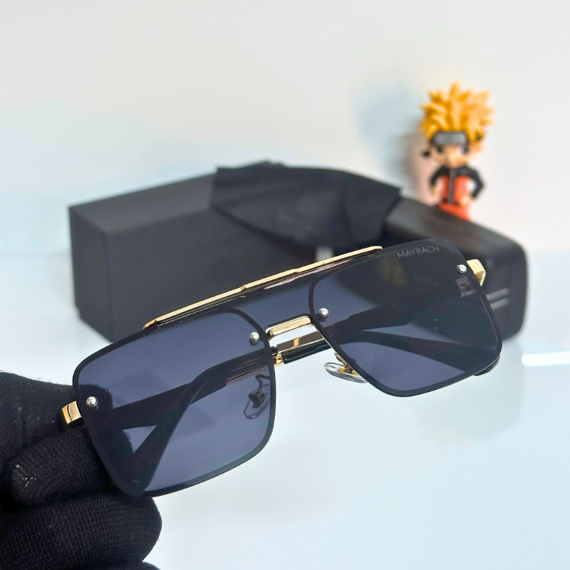 MAYB@CH Luxury Sunglasses – Premium Rimless Frame | UV Protection | Unisex Designer Eyewear