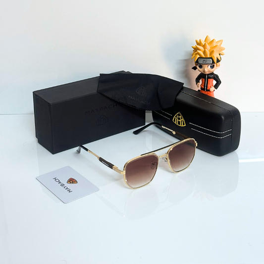 MAYB@CH Luxury Sunglasses – Premium Rimless Frame | UV Protection | Unisex Designer Eyewear