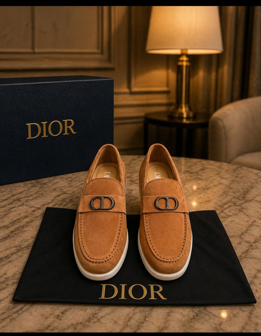 Di_or Premium Leather Loafers – Luxury Formal & Casual Footwear