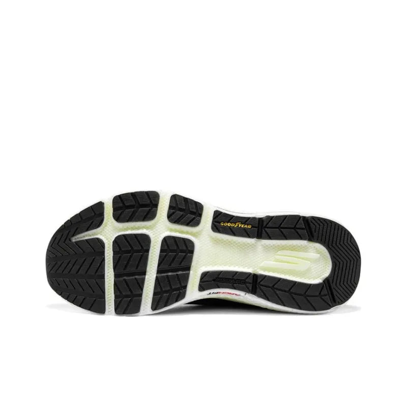 Skec_hers Go Run Max Road 6 Cushioned Low-Top Casual Running Shoe Men's Black