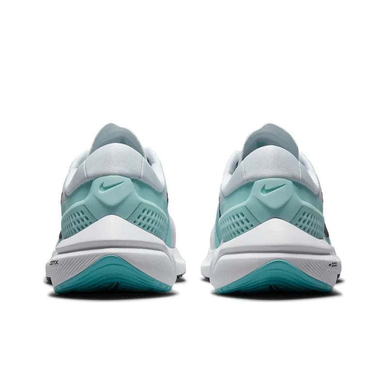 Ni_ke Air Zoom Vomero 15 Shock Absorbers Anti-Slip + Abrasion Resistant + Breathable Low-Top Running Shoes for men White Green