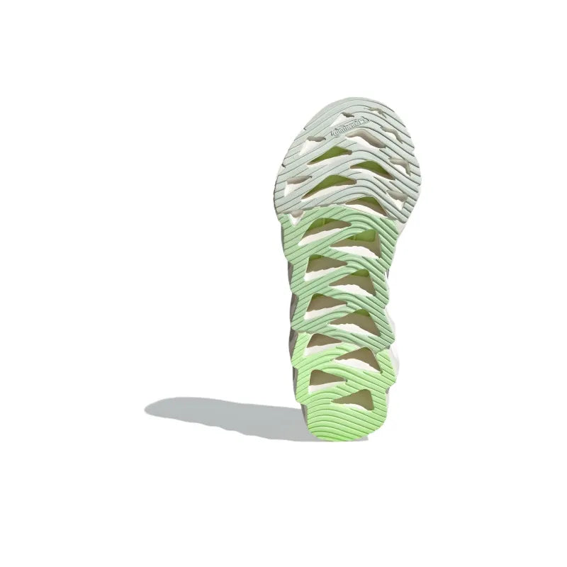 Adi_das Switch FWD cushioned, abrasion-resistant low-top casual running shoes for men in green and gray.