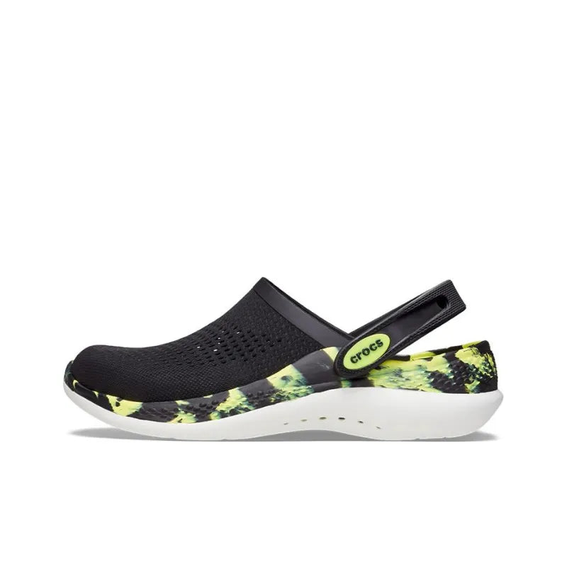 Cro_cs LiteRide 360 Marbled Clog Black Citrus