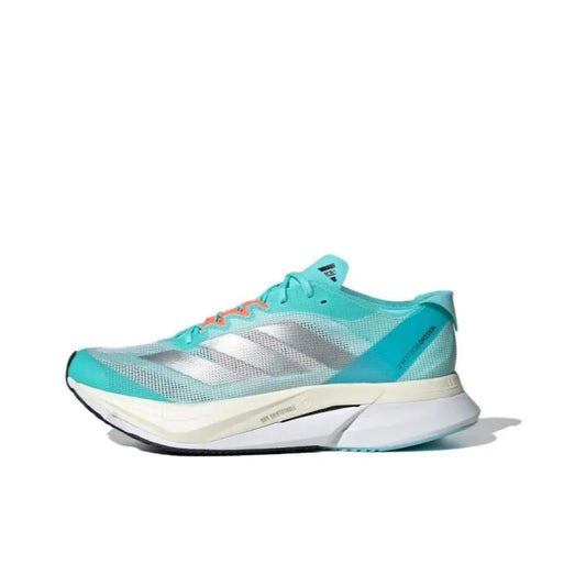 Adi_das adizero Boston 12 Flash Aqua Silver Metallic