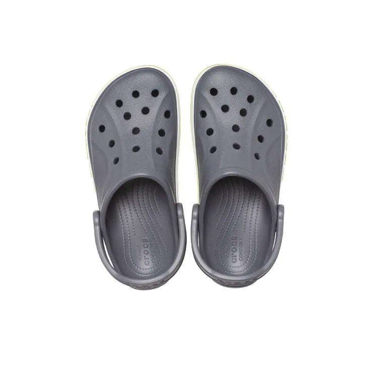 Cr_ocs Bayaband Clogs Slate Grey Lime Punch