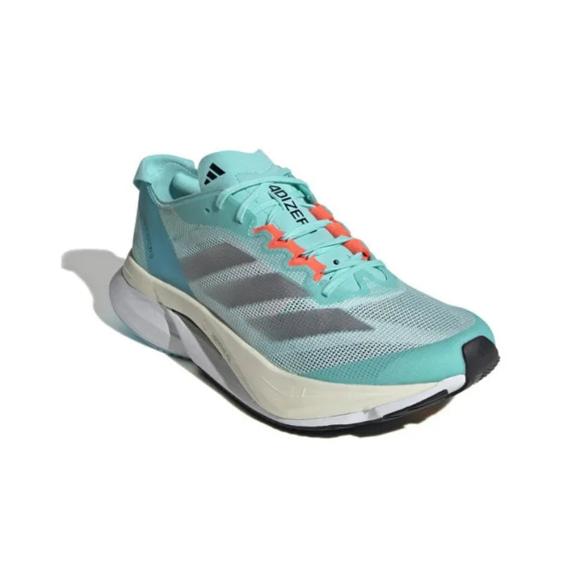 Adi_das adizero Boston 12 Flash Aqua Silver Metallic