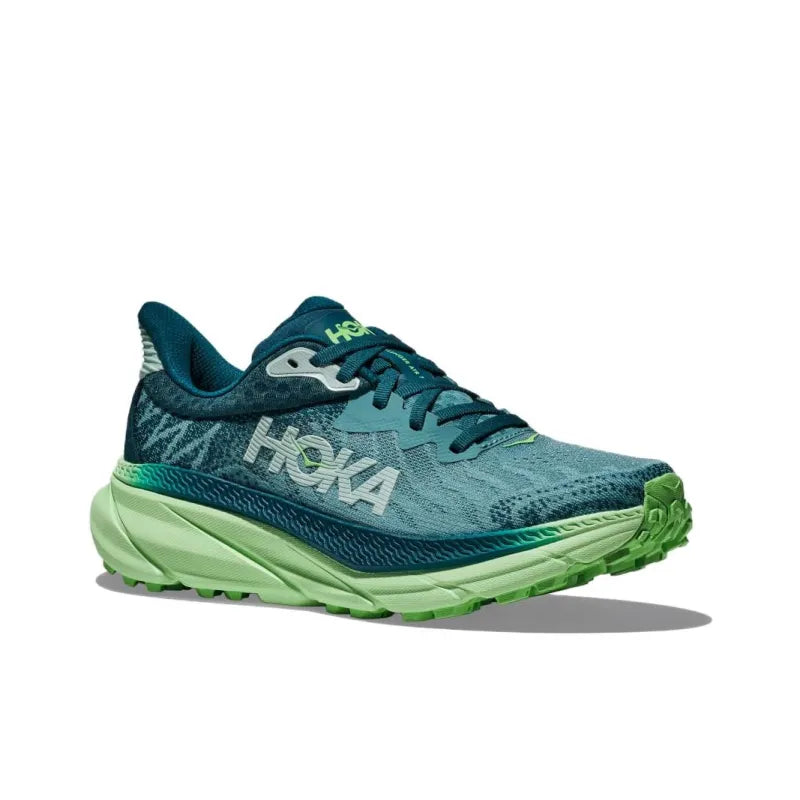 H_oka One One Challenger ATR 7 Anti-Slip + Abrasion-Resistant Low-Top Running Shoes men's Green