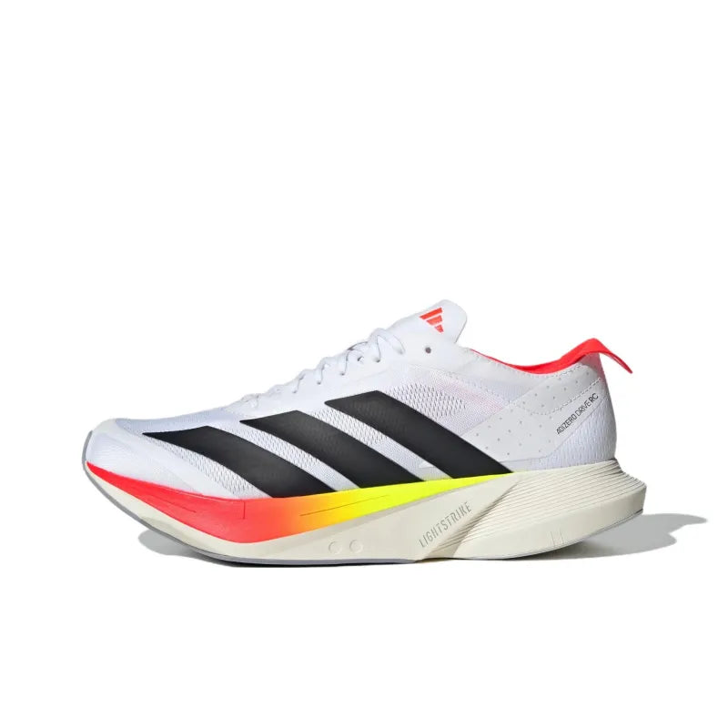 Adi_das ADIZERO DRIVE RC polyester cushioning, supportive low-top, Lightstrike midsole, long-distance running, racing running shoes for men, white, red
