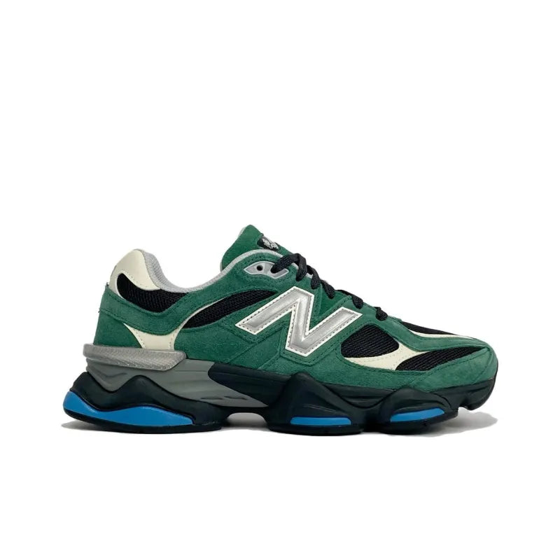 New Bala_nce NB 9060 cushioned, abrasion-resistant low-top casual running shoe, unisex, green