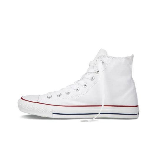 Con_verse Chu_ck Tay_lor All Star Optical White Abrasion-Resistant High-Top Canvas Shoes Unisex White