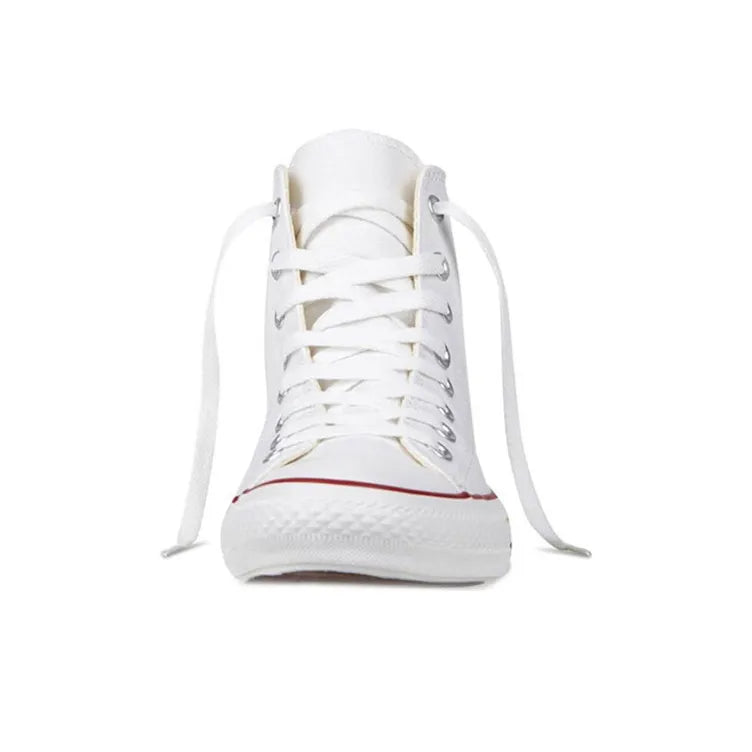 Con_verse Chu_ck Tay_lor All Star Optical White Abrasion-Resistant High-Top Canvas Shoes Unisex White
