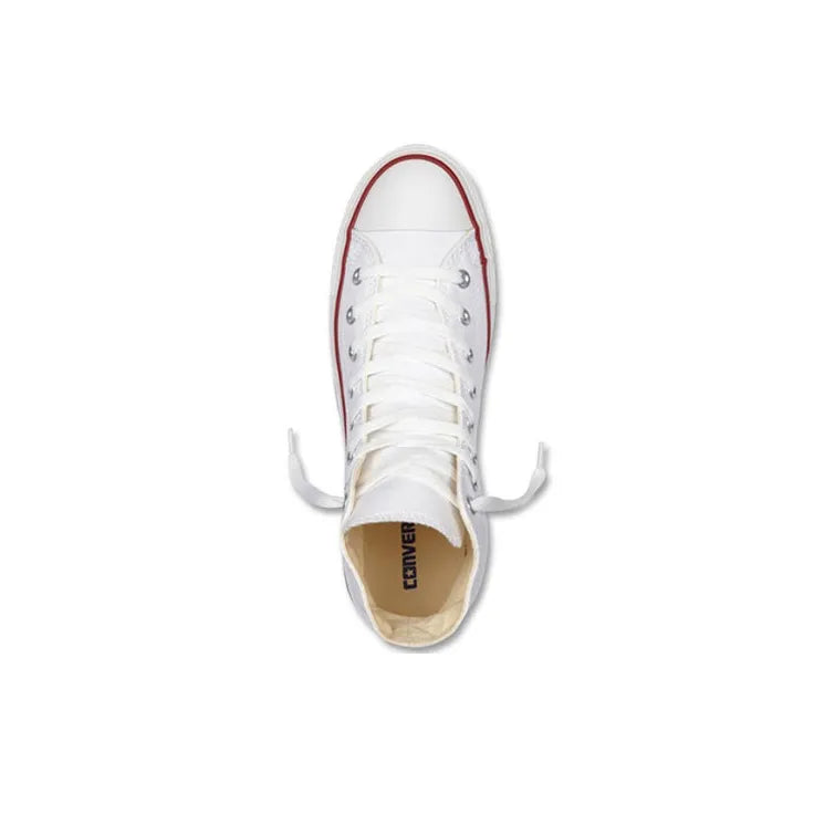 Con_verse Chu_ck Tay_lor All Star Optical White Abrasion-Resistant High-Top Canvas Shoes Unisex White