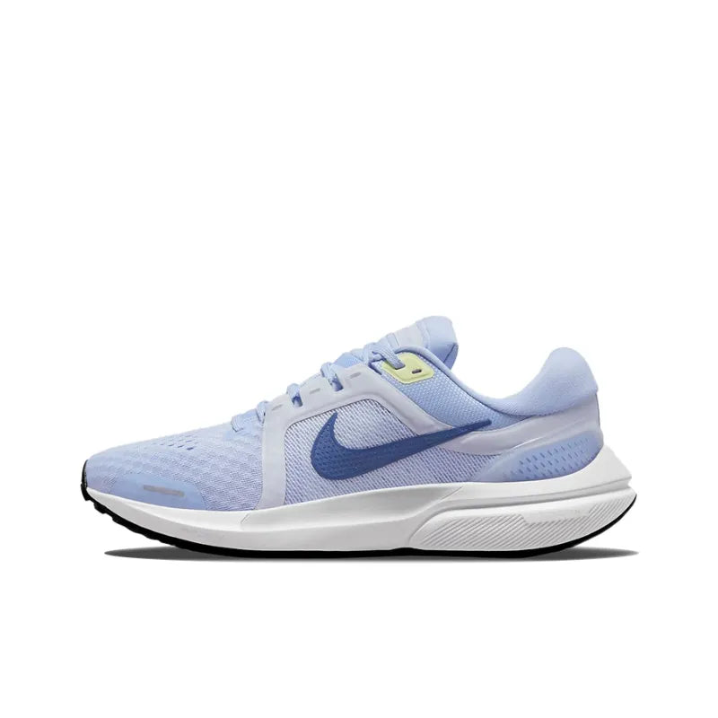 Ni_ke Air Zoom Vomero 16 Fabric Cushioning, Slip-Resistant, Abrasion-Resistant, Breathable, Lightweight, Cushioned Low-Top Casual Running Shoe for men, Light Blue