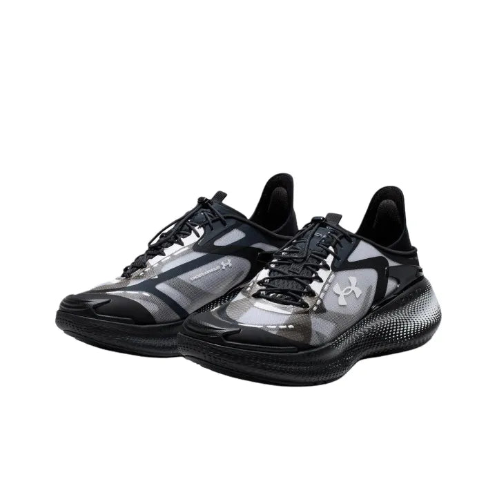 Under Armour Ecco Casual Shoes Unisex Curry Asia Tour Thick Sole Low-Top Black