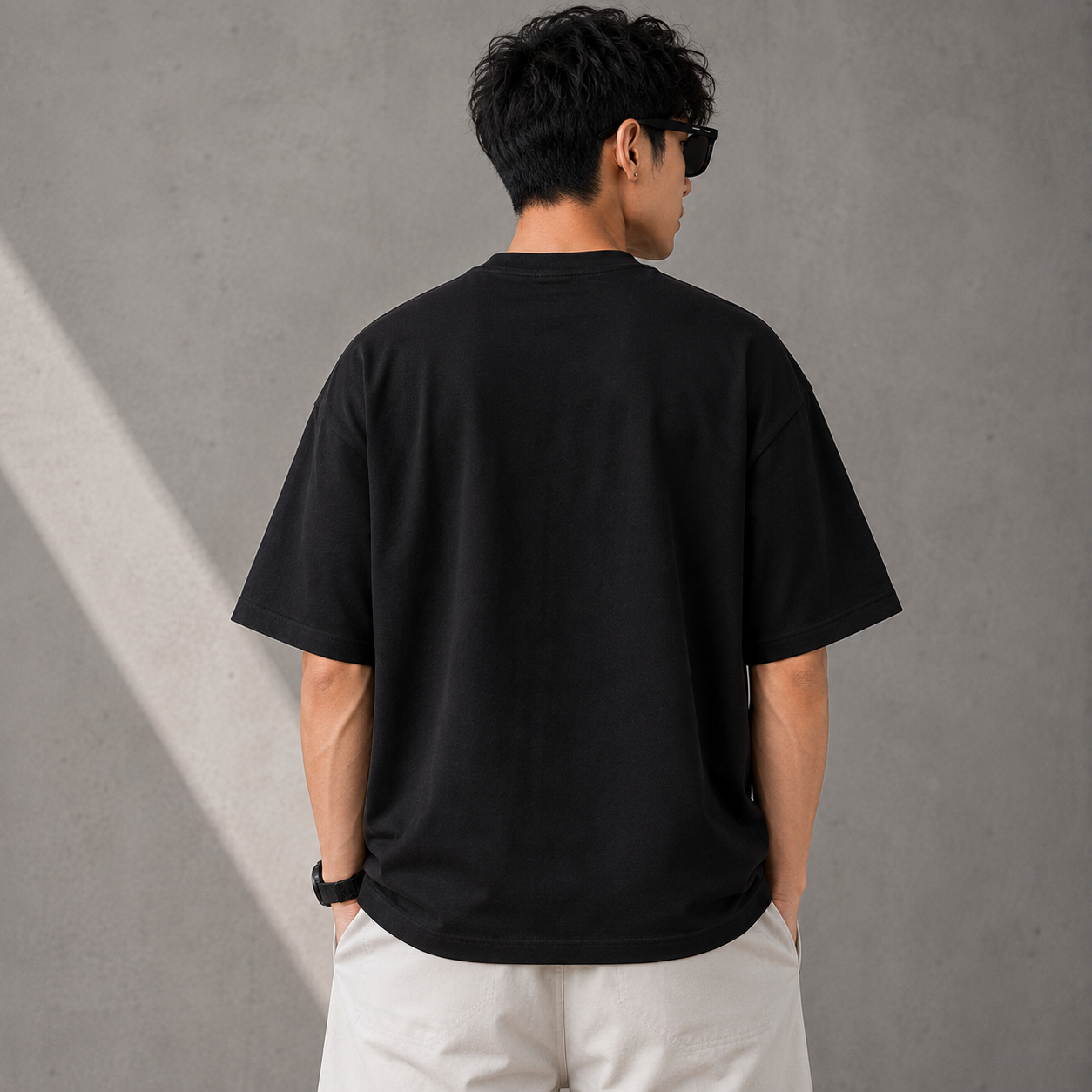 Po_lo Ral_ph Lau_ren Men’s Black Boxy Fit Embroidered T-Shirt | Premium Oversized Tee