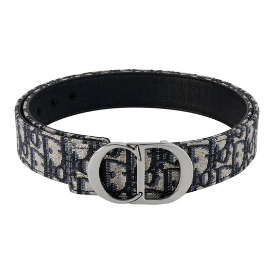 Dior calfskin leather belt for men