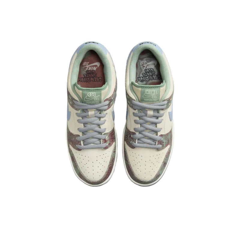 Ni_ke x Crenshaw Skate Club Sb Dunk Low Sail Light Blue Cedar