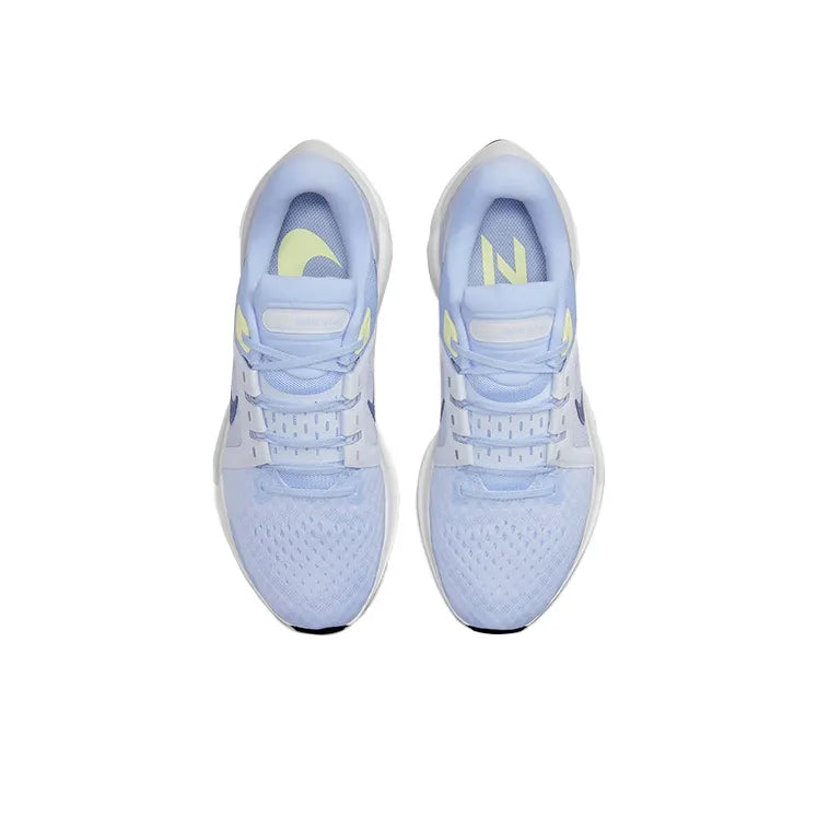 Ni_ke Air Zoom Vomero 16 Fabric Cushioning, Slip-Resistant, Abrasion-Resistant, Breathable, Lightweight, Cushioned Low-Top Casual Running Shoe for men, Light Blue
