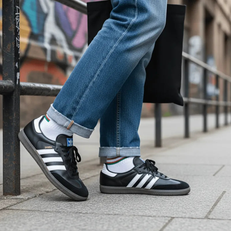 Adi_das Samba OG Black White Black
