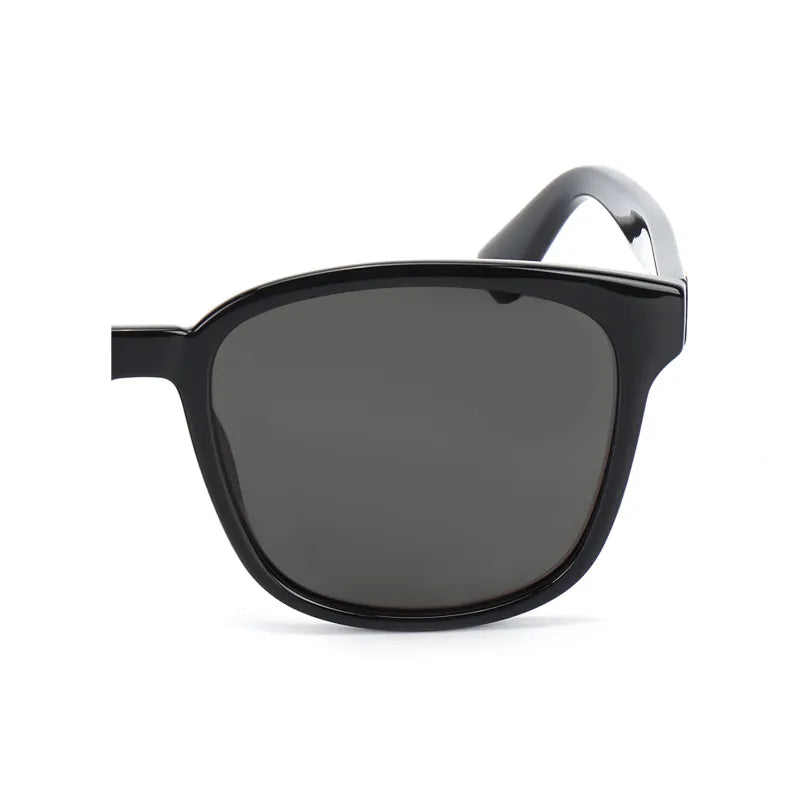 Gu_cci square frame acetate sunglasses in black
