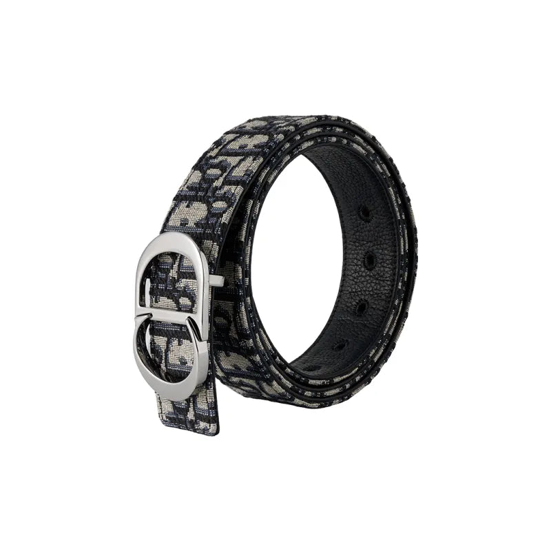Dior calfskin leather belt for men