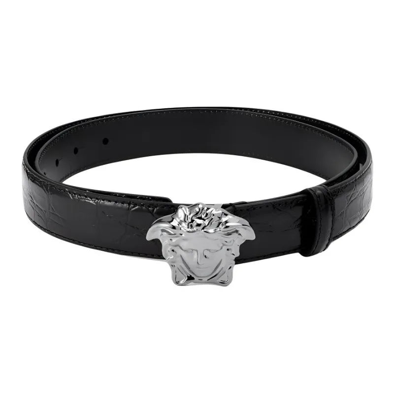 Versace Medusa Leather Belt Men