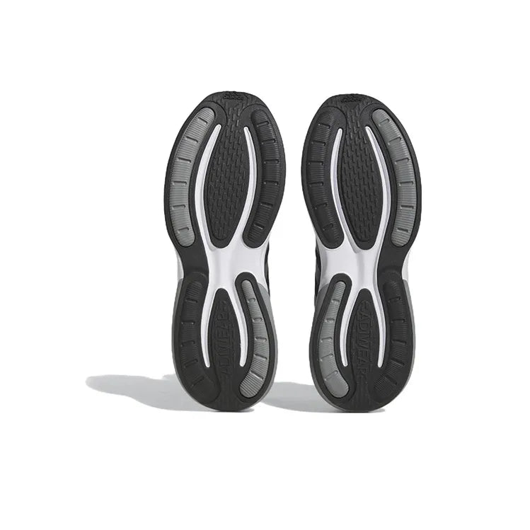 Adi_das Alphabet Bounce+ Comfort Fabric Abrasion-Resistant, Breathable Low-Top Casual Training Long-Distance Running Shoes for Men, Black, Single-Layer